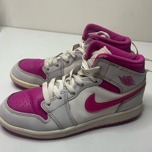 Jordan Kids Sneakers Pink and White